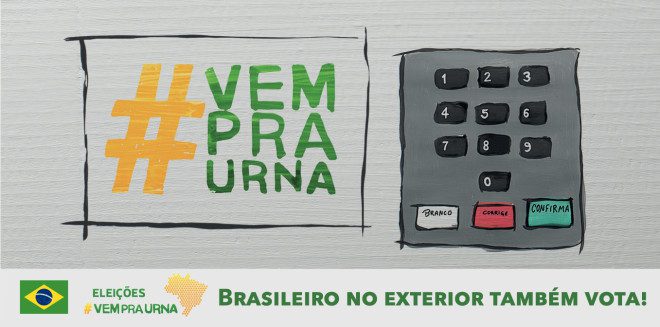 2018 é ano de eleição presidencial e todos são obrigados a votar. Fonte: Itamaraty