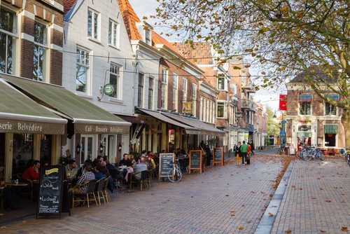 Cidade de Delf, na Holanda.Foto: Shutterstock