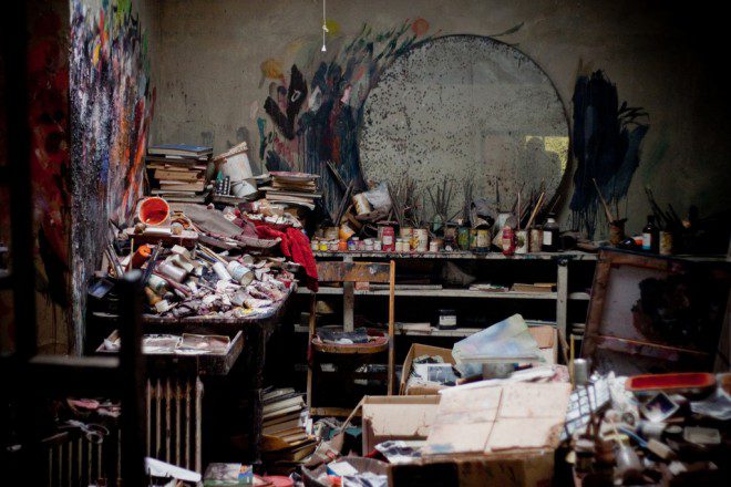 Reprodução do estúdio do artista irlandês Francis Bacon. Reprodução: Flickr