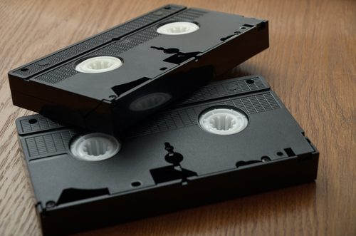 Fitas VHS. Foto: Shutterstock