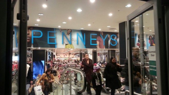 Penneys é uma daquelas lojas em Dublin que você entra e é impossível não comprar nada.Créditos: Luiz Fernando Rodrigues Jurado.