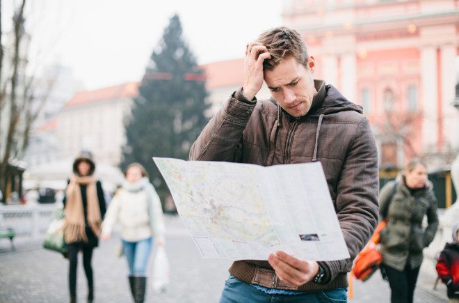 Se perder será inevitável nos primeiros dias de intercâmbio. Créditos: Shutterstock.