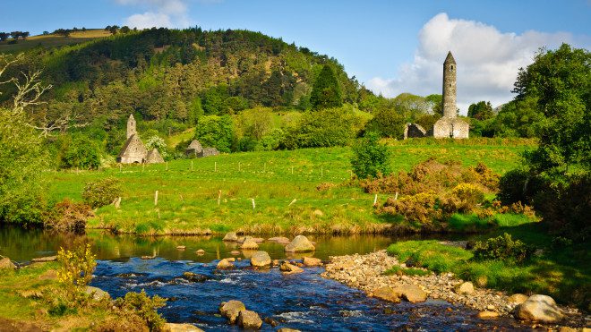 Condado de Wicklow oferece boas opções perto de Dublin. Reprodução: Wikipedia