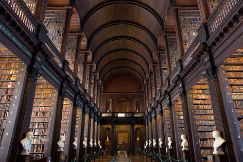 Trinity College Library. Foto: Shutterstock