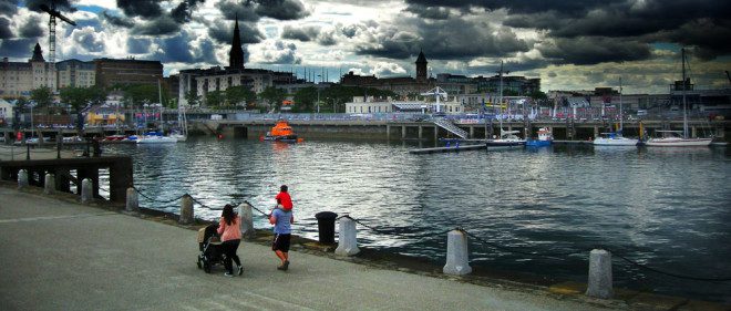 Dún Laoghaire - pertinho de Dublin, mas com cara de interior! Foto: Shutterstock