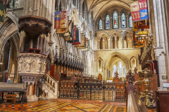 Interior da Catedral de São Patrício, em Dublin. Crédito: © Aitor Muñoz Muñoz | Dreamstime.com