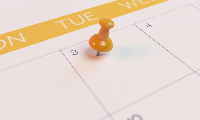 Is it Tuesday, after Friday? Foto: Shutterstock