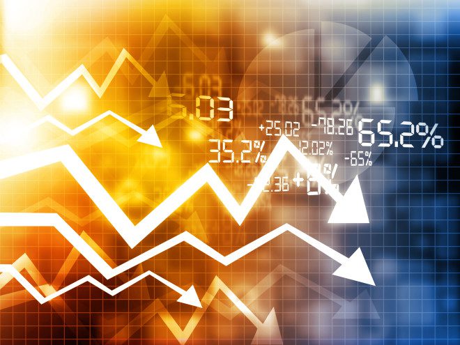 Os índices da economia se mantêm em queda. Crédito: Depositphotos /bluebay2014