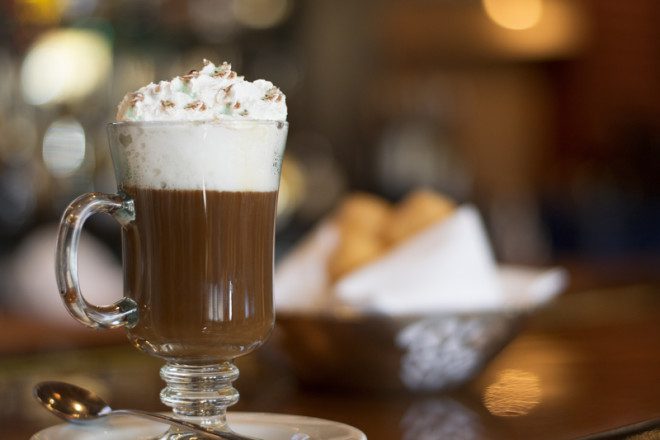 Irish coffee is a perfect drink for the cold days. Image: Cealbiero | Dreamstime