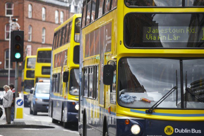 Dublin Bus encerra atividades mais cedo na véspera de Natal. Foto: Drx | Dreamstime