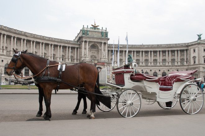 Viena tem passeio de carruagem. Crédito: Dreamstime