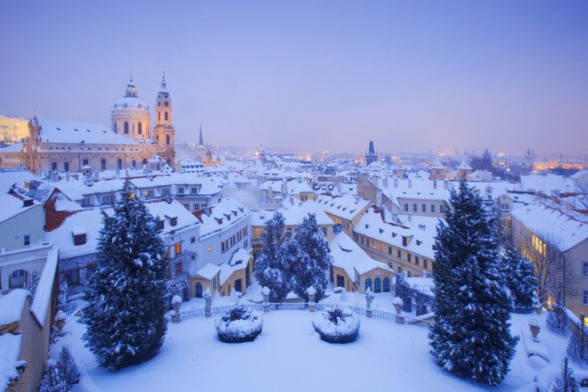 Praga é ainda mais bonita no inverno. Foto: Frantisek Chmura | Dreamstime
