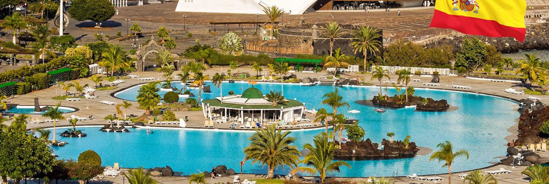 Sol, calor e parque aquático em Tenerife