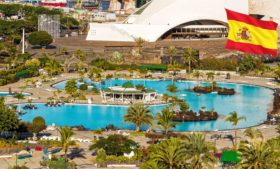 Sol, calor e parque aquático em Tenerife