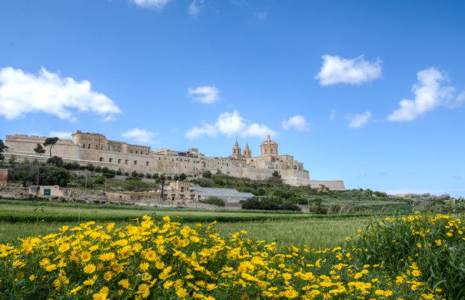 Mdina, a cidade murada, tem importância hitórica medieval. Foto: App555/Dreamstime