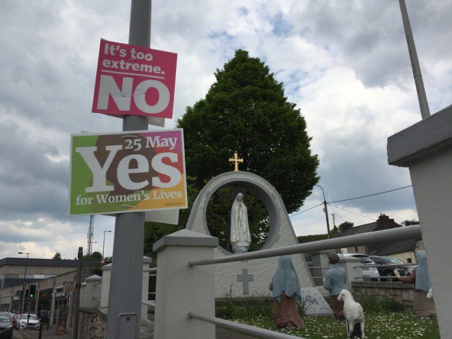 Yes or No: referendo para aprovação do aborto na Irlanda foi o último a ser votado. Foto: David Ribeiro/Dreamstime