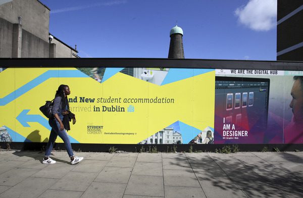 Novas acomodações estudantis estão sendo construídas em Dublin. Foto: The Journal