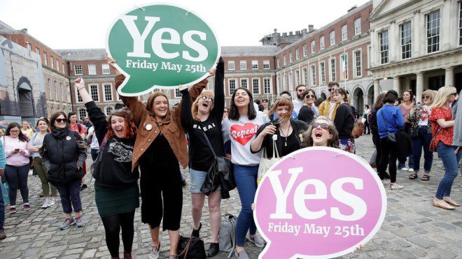 Irlanda aprova legalização do aborto mais mais de 1 milhão de votos. Foto: RTE