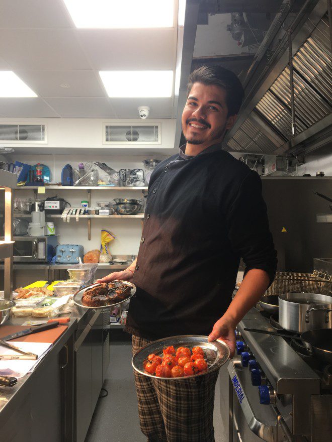 Encontrar trabalho como chef para mim foi mais fácil que encontrar acomodação. Foto: Arquivo Pessoal.