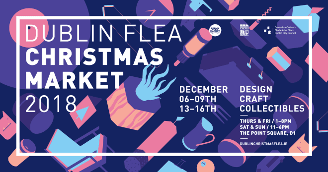 Dublin Flea Christmas Market é opção para encontrar presentes de Natal. Foto: Flea Market