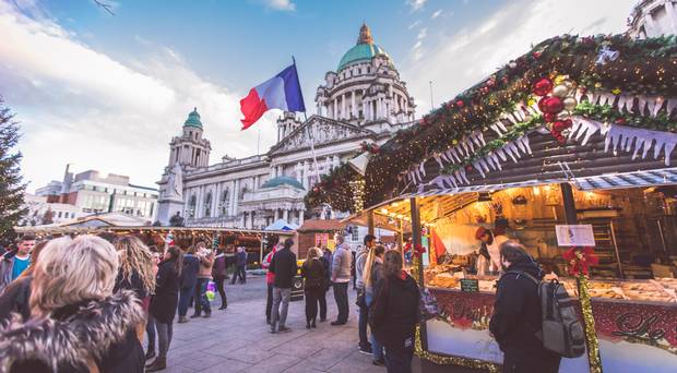 Belfast Christmas Market acontece até 22 de dezembro. Foto: Belfast Telegraph