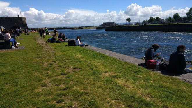 Spanish Arch pela percepção de um intercambista em Galway. Foto Arquivo Pessoal