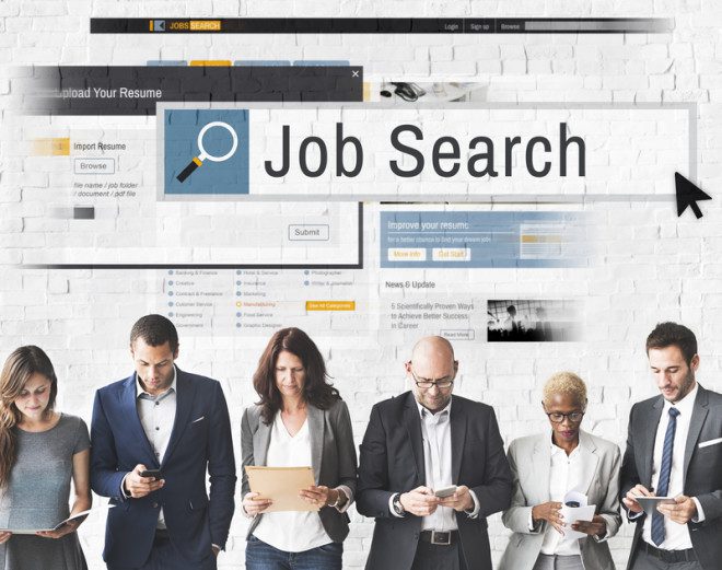 Job Search Human Resources Recruitment Career Concept