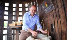Adega cria fonte de vinho grátis na Itália