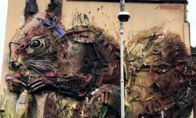 Instalação feita em Dublin pelo artista Artur Bordalo será retirada