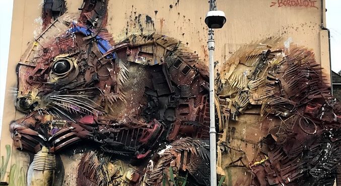 Instalação feita em Dublin pelo artista Artur Bordalo será retirada