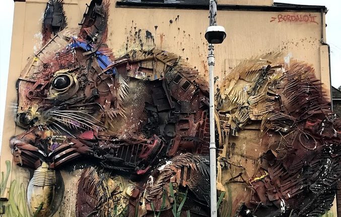 Instalação feita em Dublin pelo artista Artur Bordalo será retirada