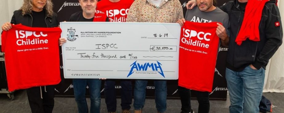 Metallica doa 70 mil euros a instituições de caridade em Dublin