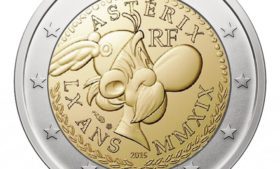 Asterix é impresso em moeda de 2 euros na França