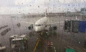 Aeroporto de Dublin tem voos cancelados pela tempestade Lorenzo