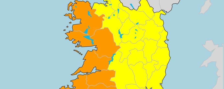 Irlanda emite alertas amarelo e laranja para tempestade Lorenzo