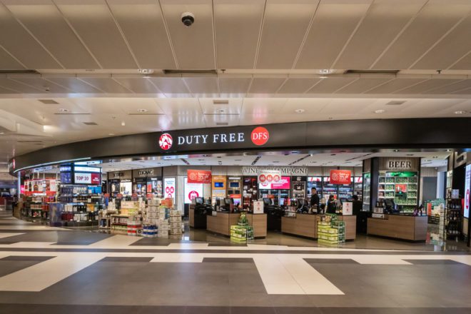 Imagem de uma loja Duty Free