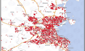 Irlanda divulga mapas de contágio pelo coronavírus