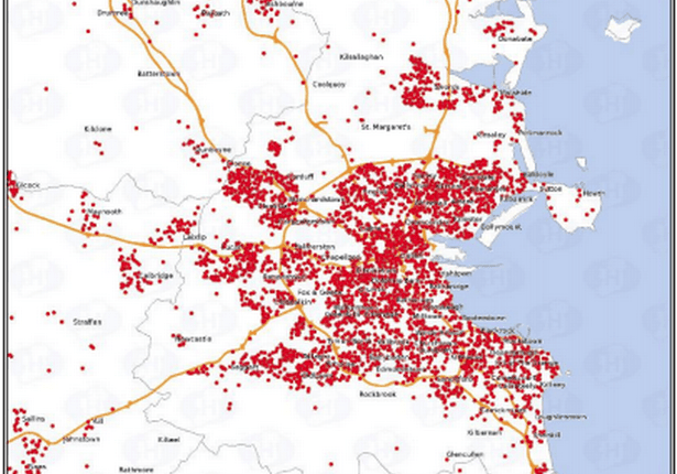 Irlanda divulga mapas de contágio pelo coronavírus