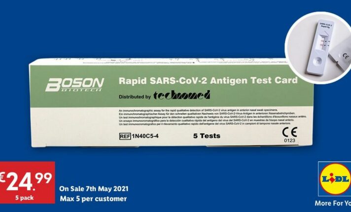 Covid-19: Irlanda adverte cidadãos contra testes vendidos em supermercados