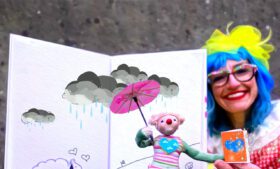 Contadora de histórias brasileira encanta crianças na Irlanda