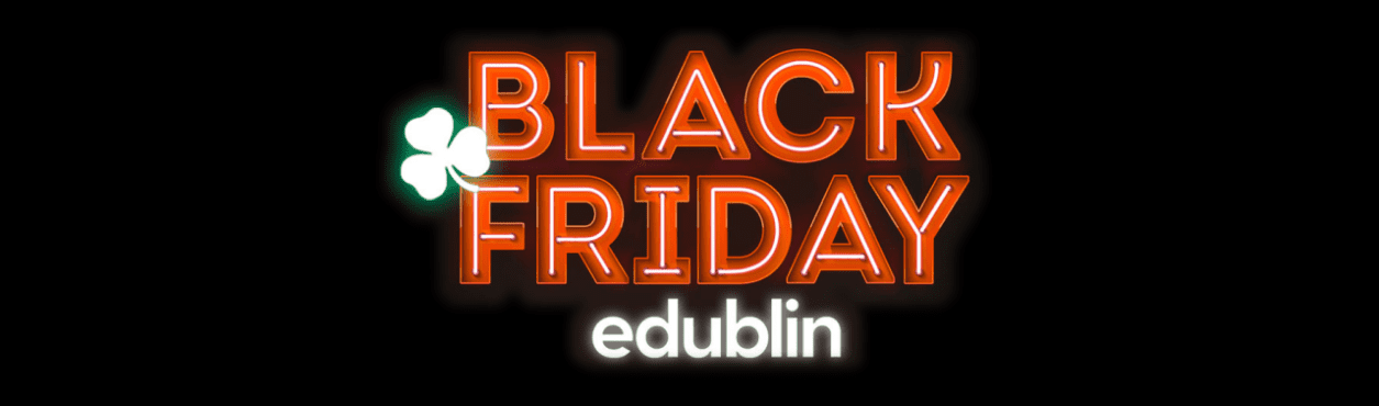 Black Friday edublin: 50% de desconto em todos os produtos
