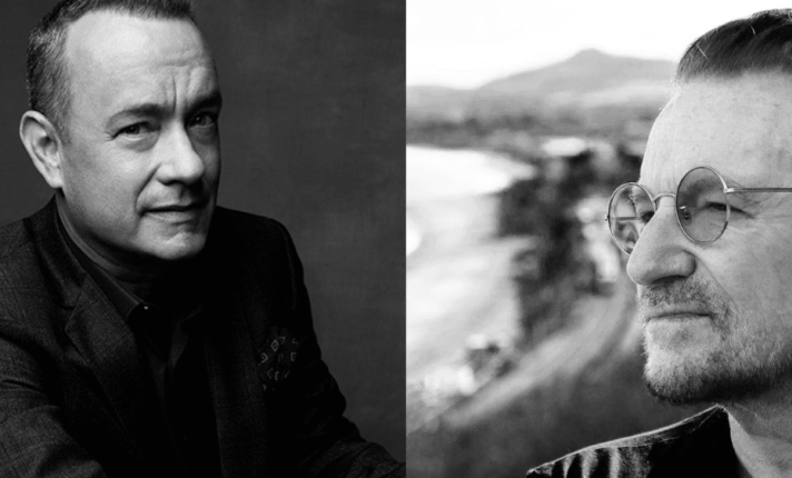 Bono, The Edge e Tom Hanks participam de feira do livro em Dublin