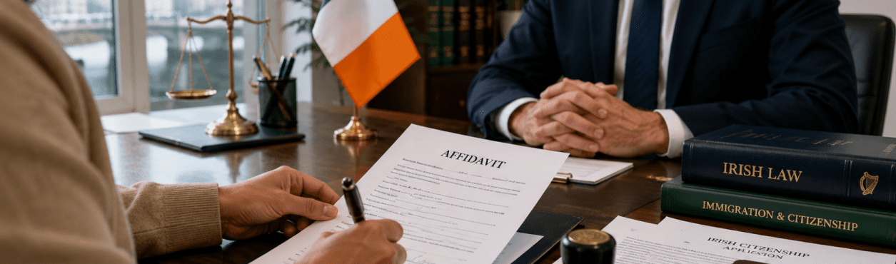 O que é ‘affidavit’ e quando ele pode ajudar no processo de cidadania irlandesa?