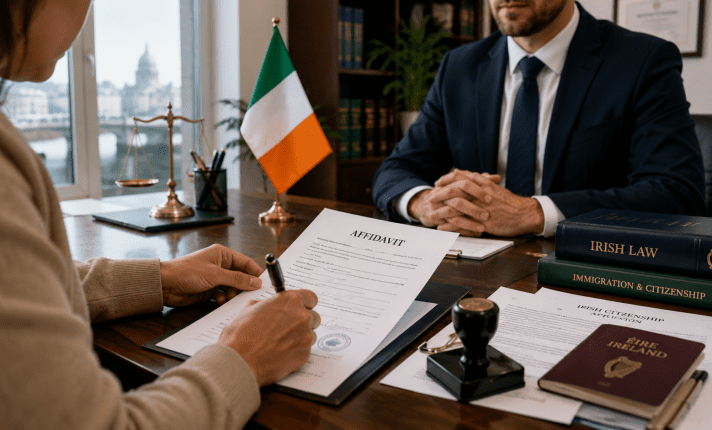 O que é ‘affidavit’ e quando ele pode ajudar no processo de cidadania irlandesa?