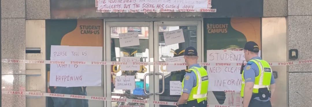 Interrupção de aulas em escola de inglês em Limerick já dura quase um mês